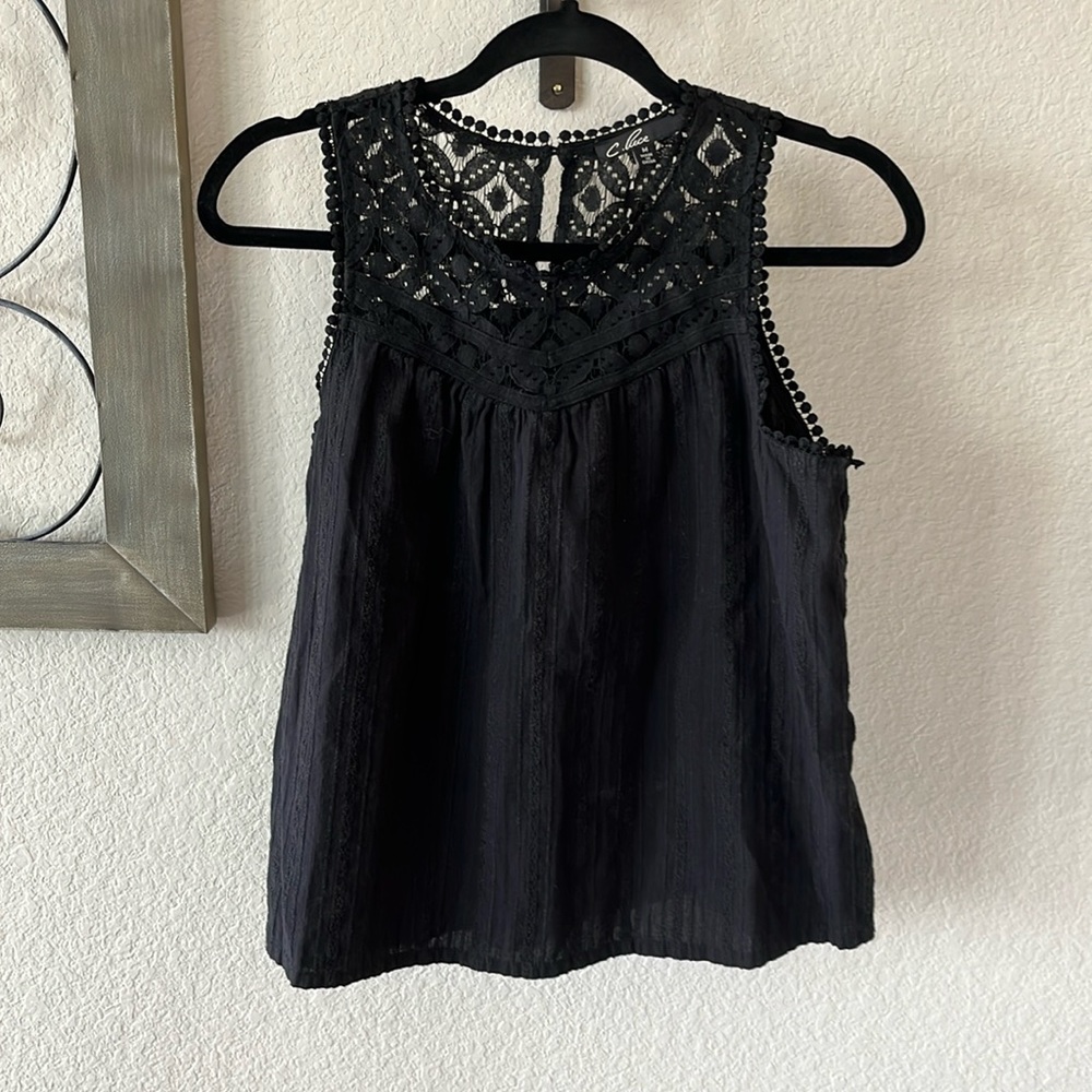 Medium Black Laced blouse. Great Condition, like new